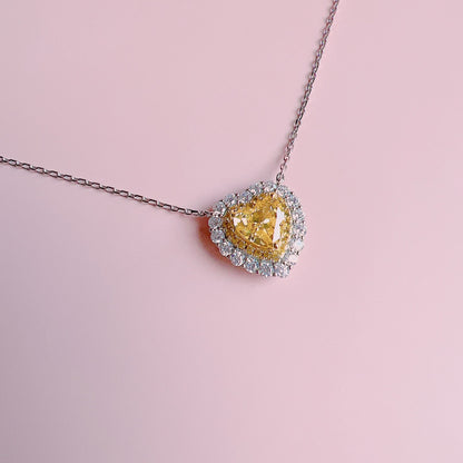 kitty necklace♡yellow