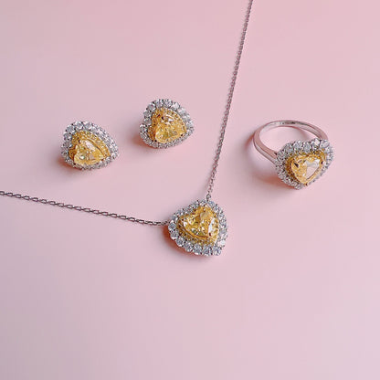 kitty necklace♡yellow
