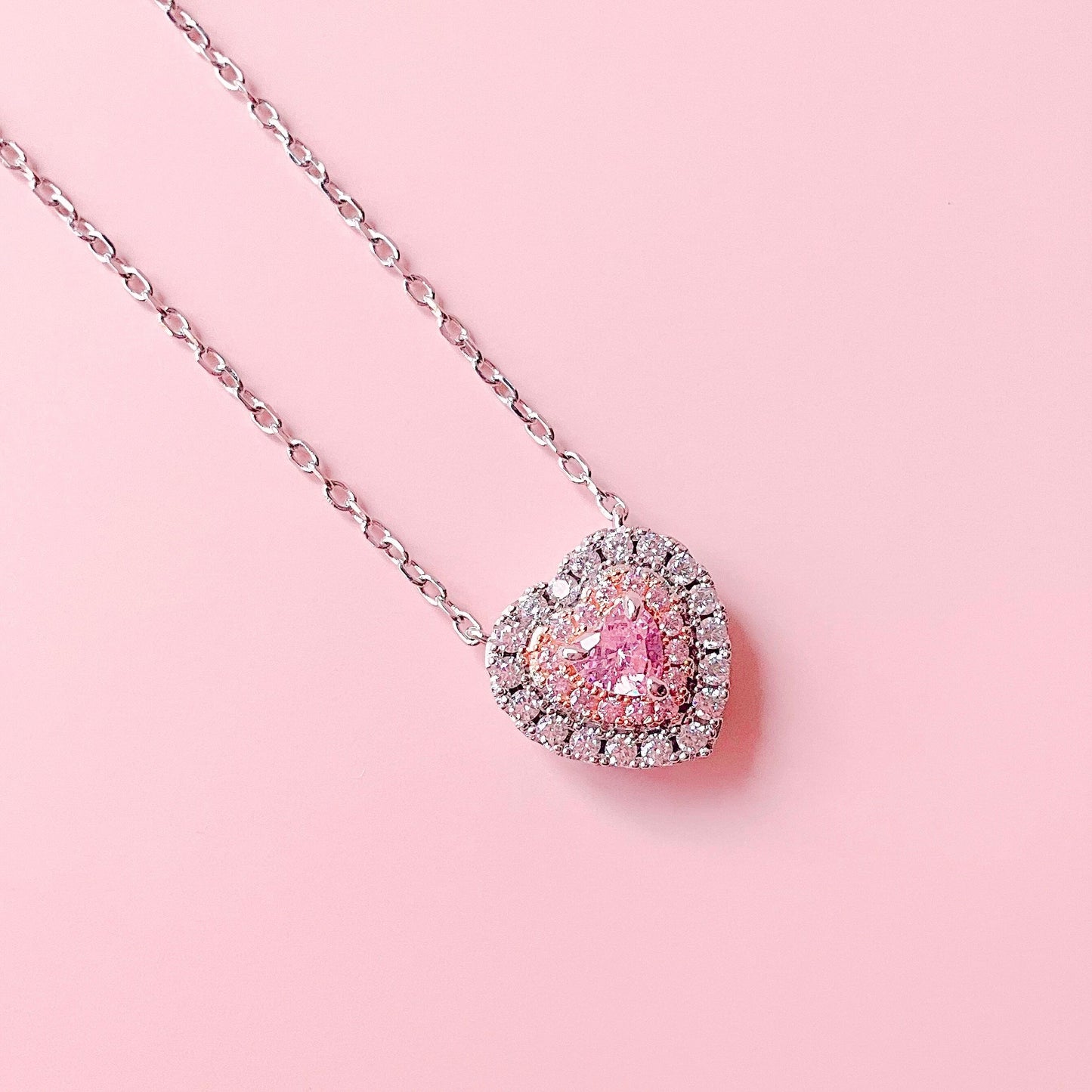 Kitty sweet necklace♡pink
