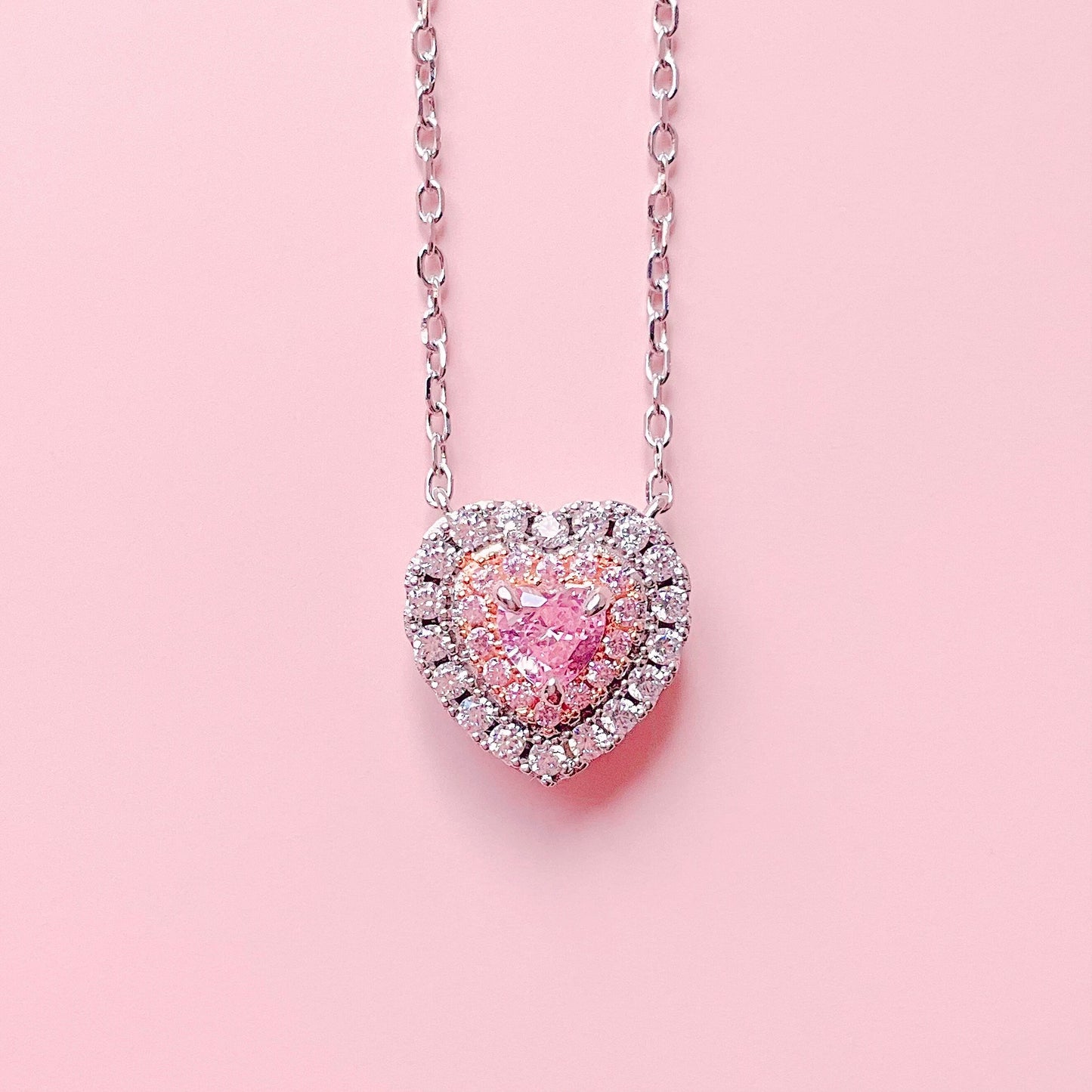 Kitty sweet necklace♡pink