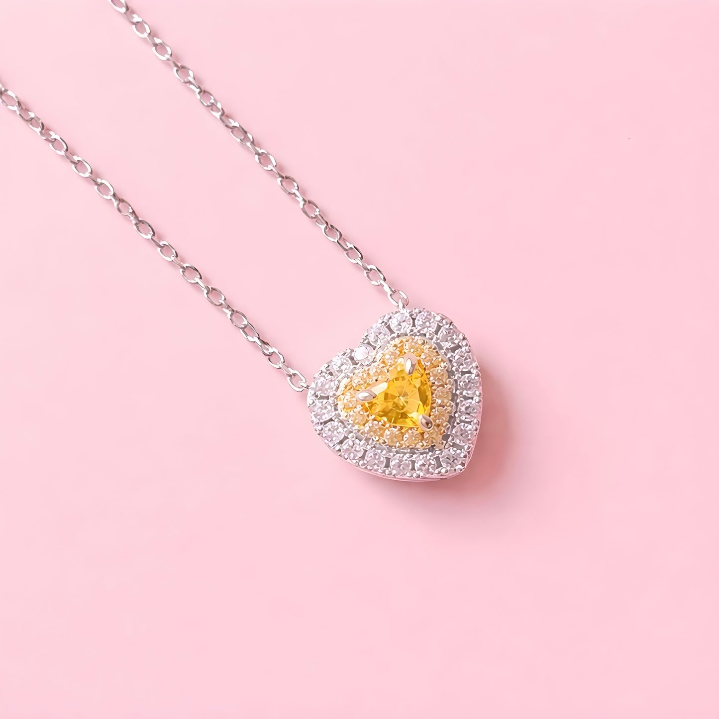 Kitty sweet necklace♡yellow