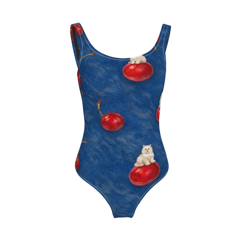 Cat Cherry Swimsuit