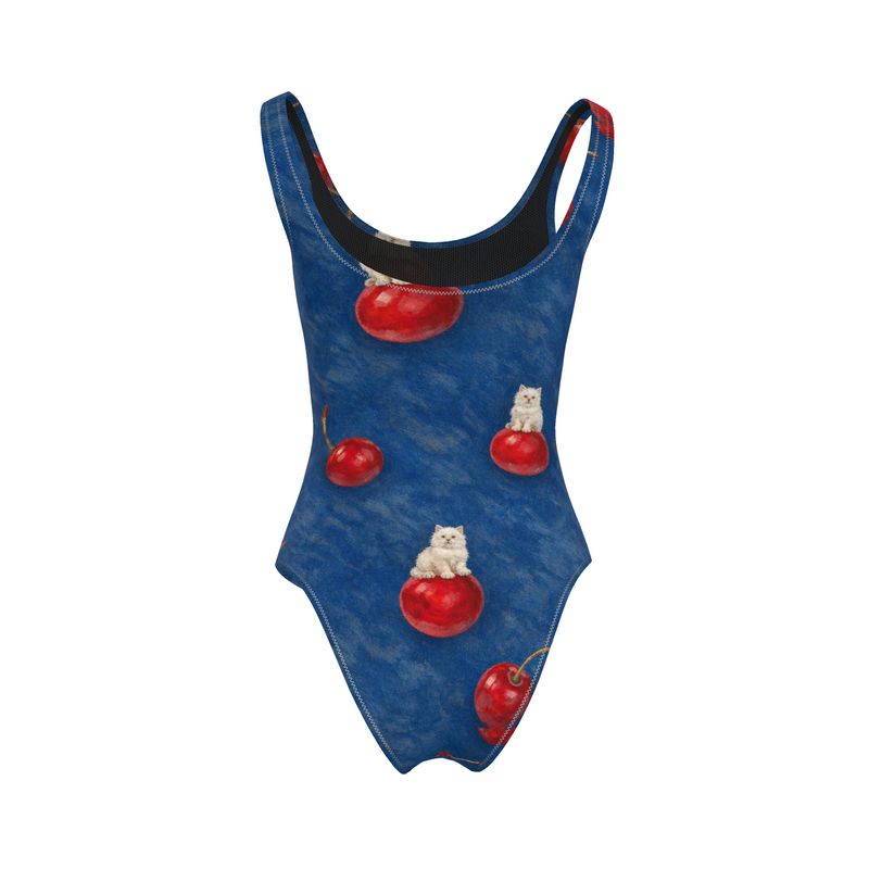 Cat Cherry Swimsuit