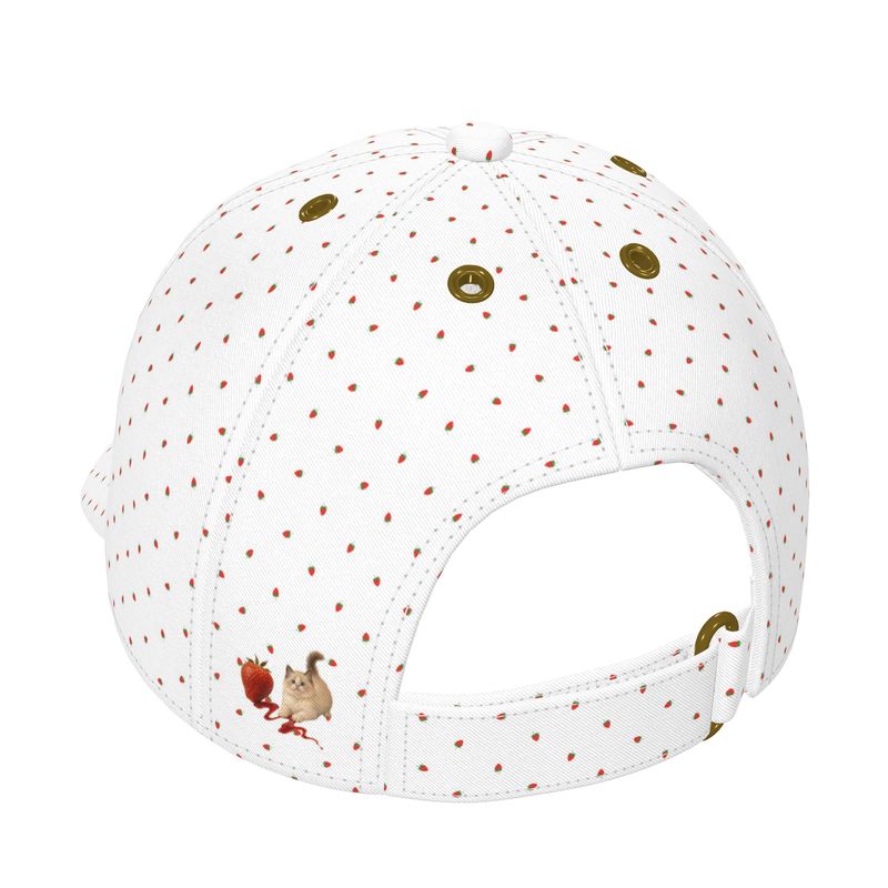 Strawberry Cat Cap