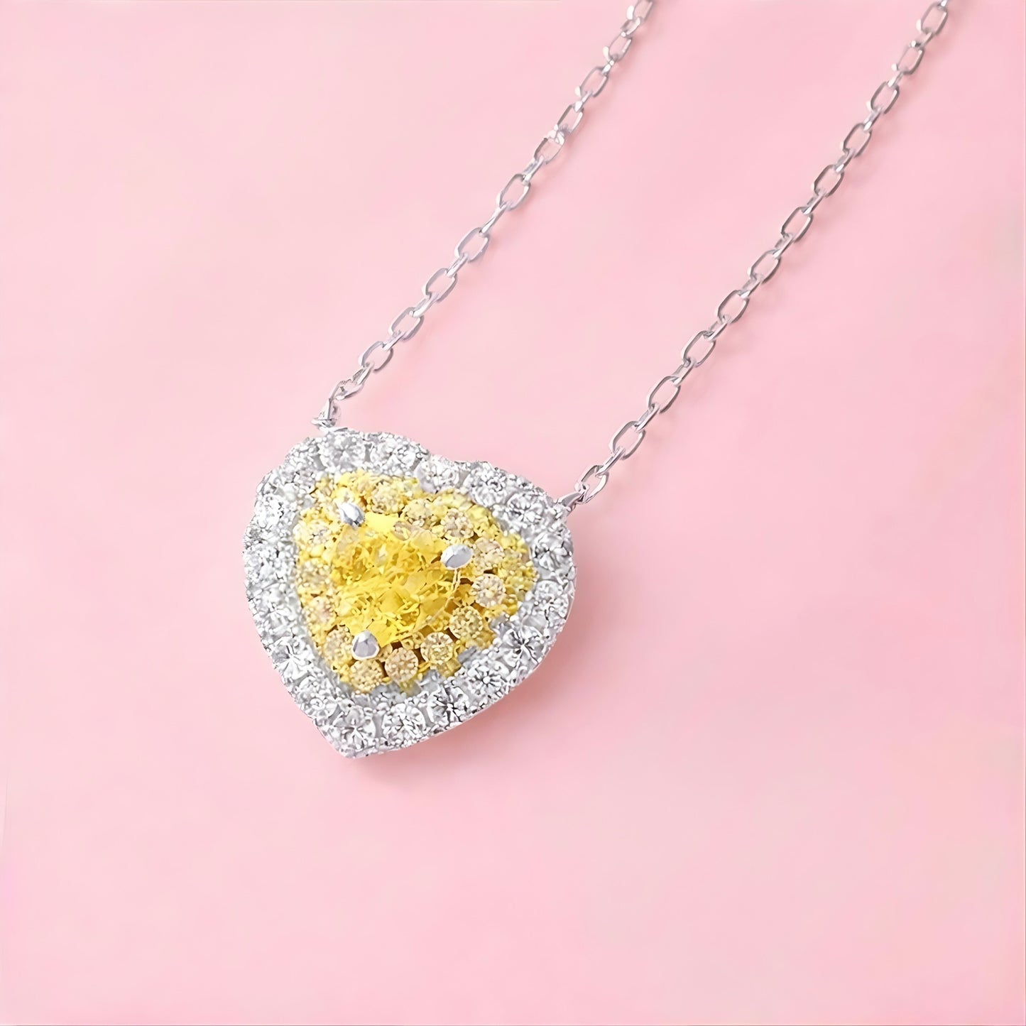 Kitty sweet necklace♡yellow